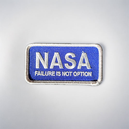 Écusson Brodé Thermocollant - NASA Failure is not an option
