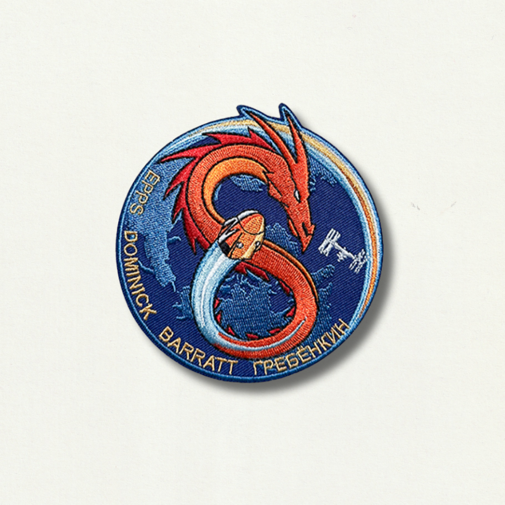 Écusson Brodé Thermocollant - Mission Crew 8