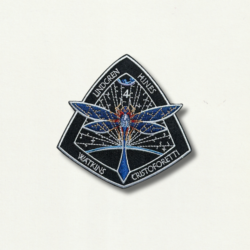 Écusson Brodé Thermocollant - Mission Crew 4