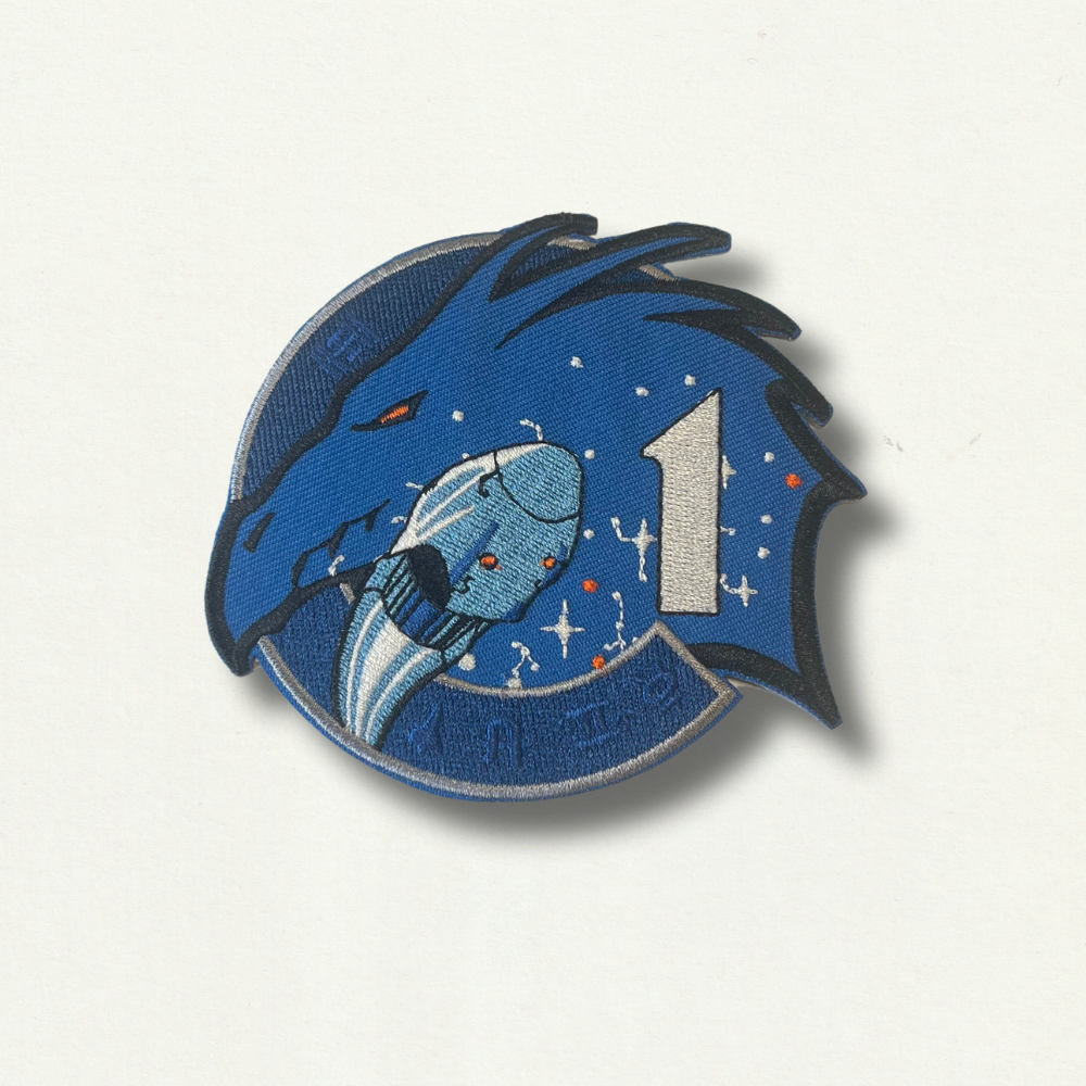 Écusson Brodé Thermocollant - Mission Crew 1