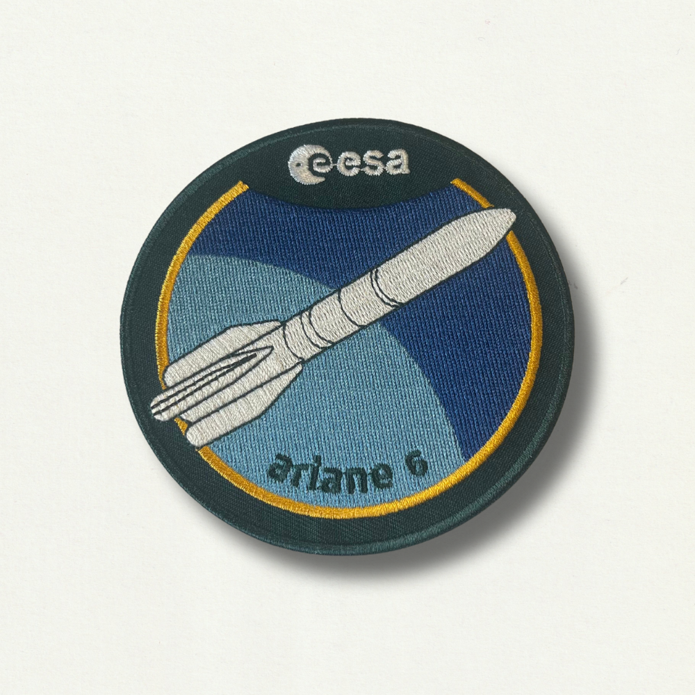 Écusson Brodé Thermocollant - ESA Ariane 6 Rocket