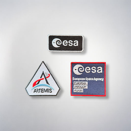 Lot de 3 Écussons Brodés Thermocollants - ESA