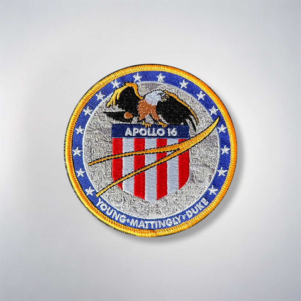 Écusson Brodé Thermocollant - Mission Apollo 16