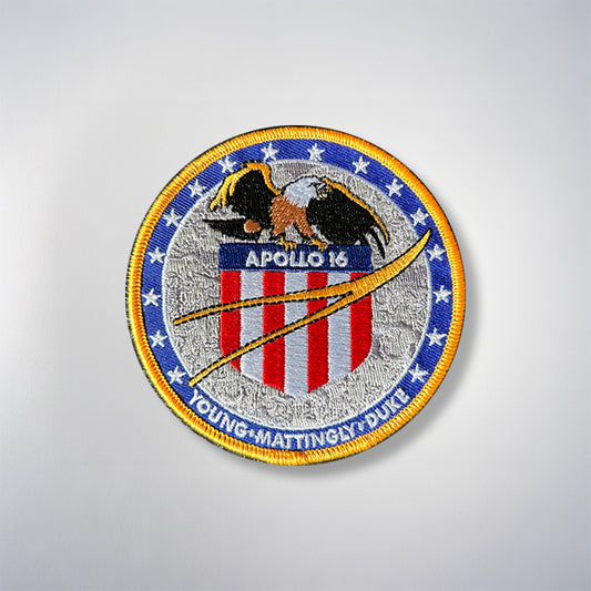 Écusson Brodé Thermocollant - Mission Apollo 16