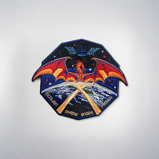Écusson Brodé Thermocollant - Mission Crew 10