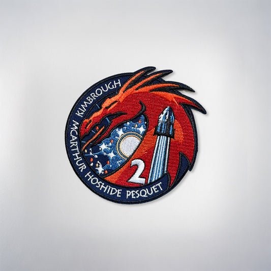 Écusson Brodé Thermocollant - Mission Crew 2