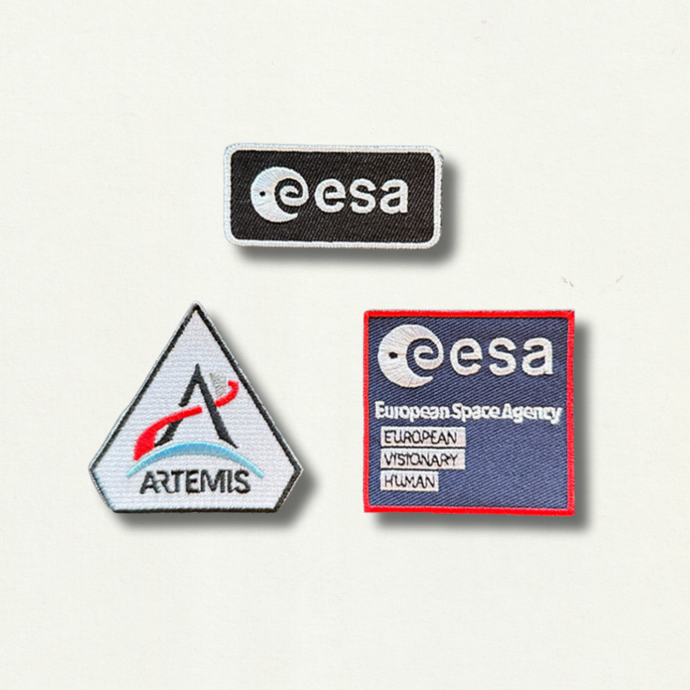 Lot de 3 Écussons Brodés Thermocollants - ESA