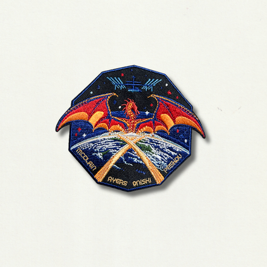 Écusson Brodé Thermocollant - Mission Crew 10