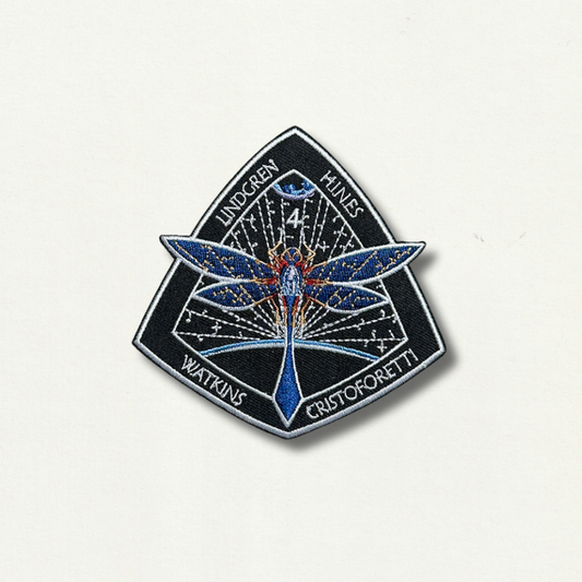 Écusson Brodé Thermocollant - Mission Crew 4