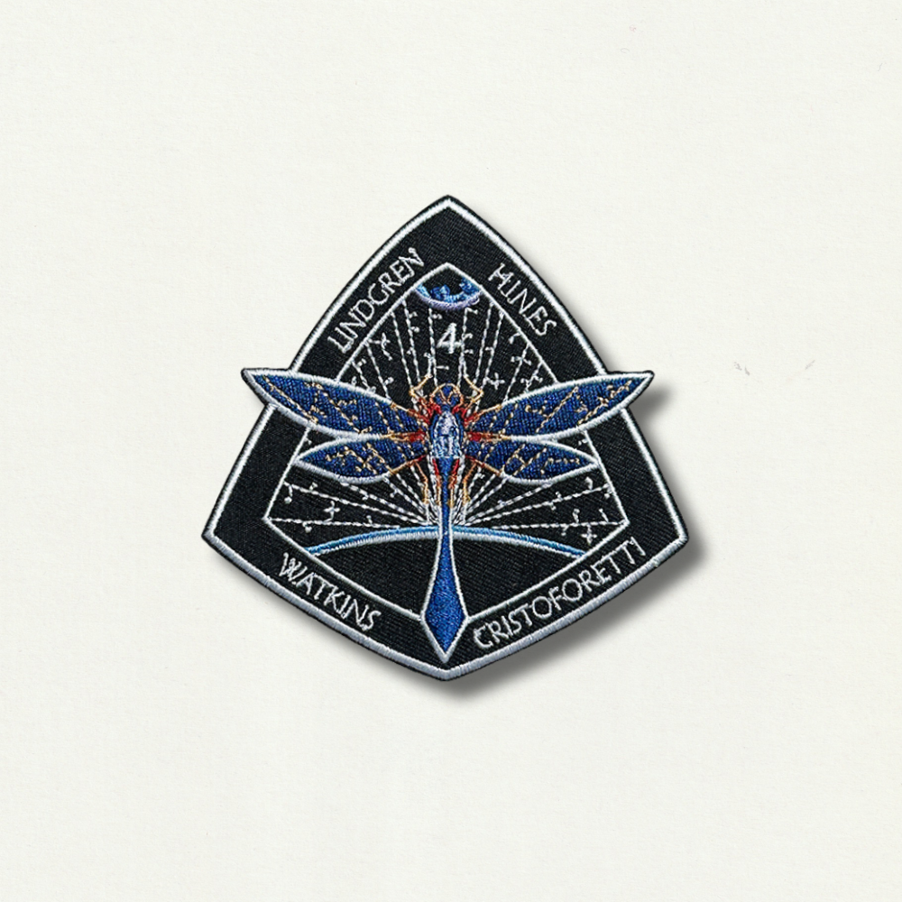 Écusson Brodé Thermocollant - Mission Crew 4
