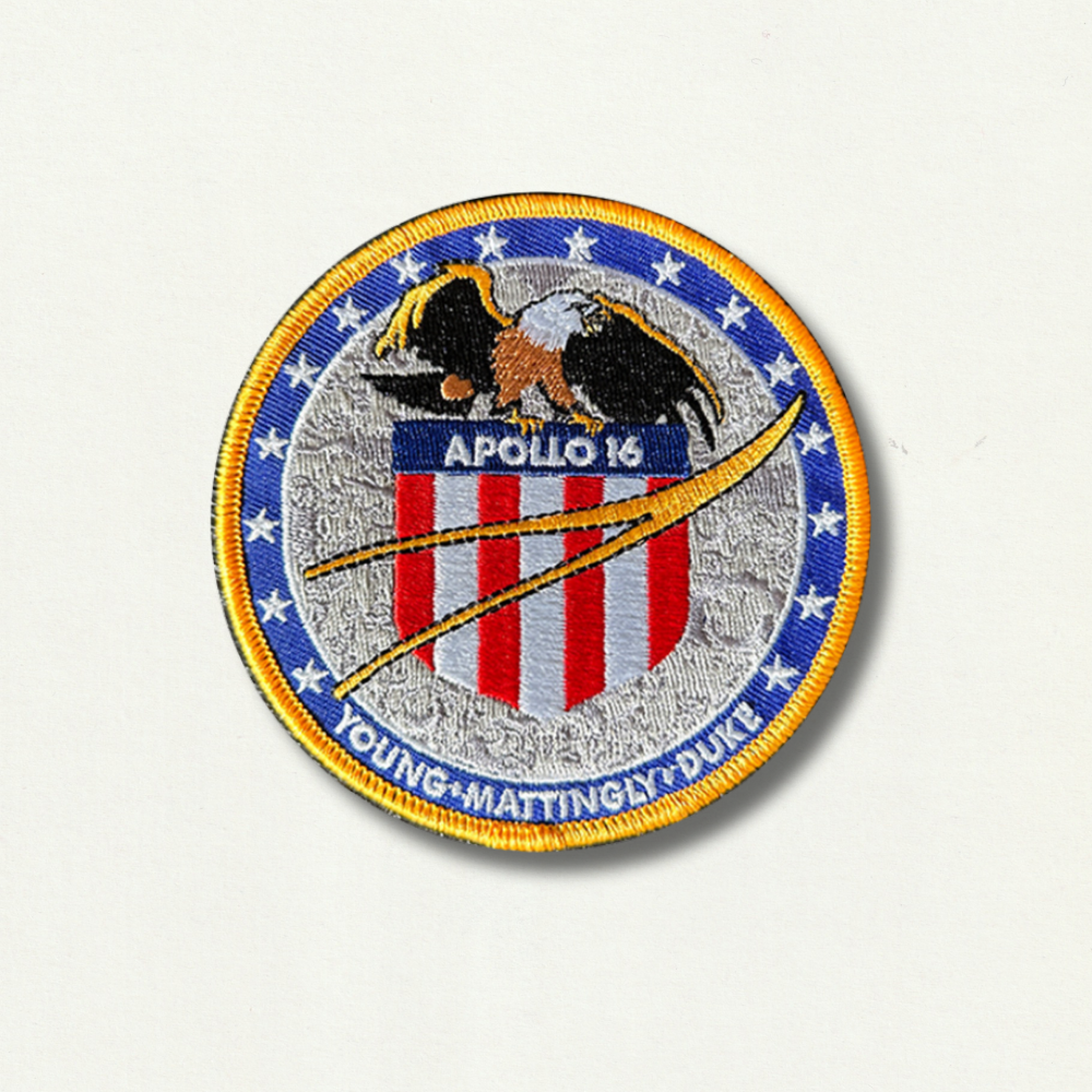 Écusson Brodé Thermocollant - Mission Apollo 16