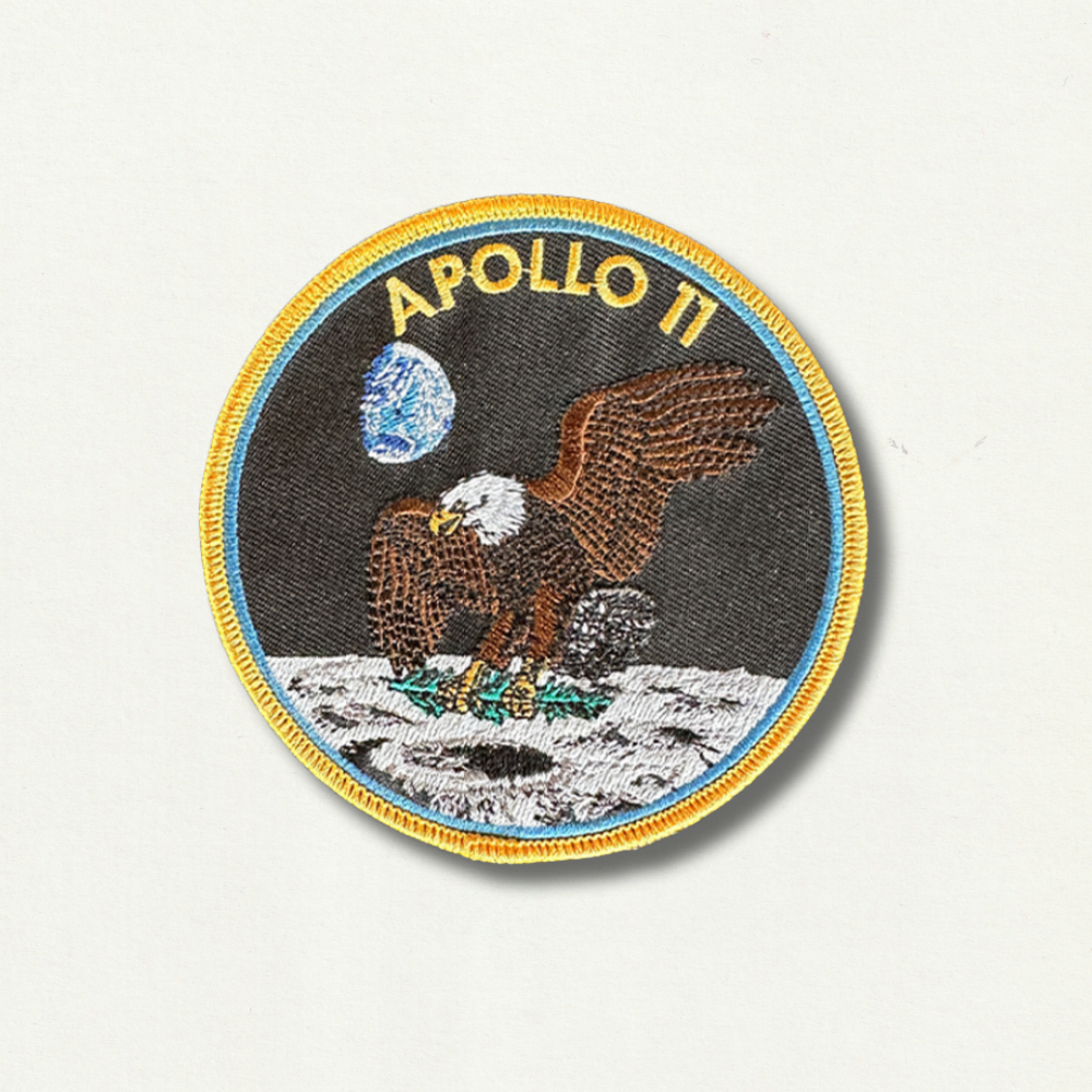 Écusson Brodé Thermocollant - Mission Apollo 11