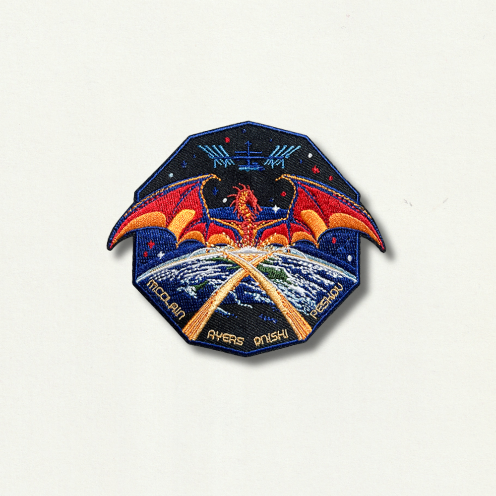 Écusson Brodé Thermocollant - Mission Crew 10