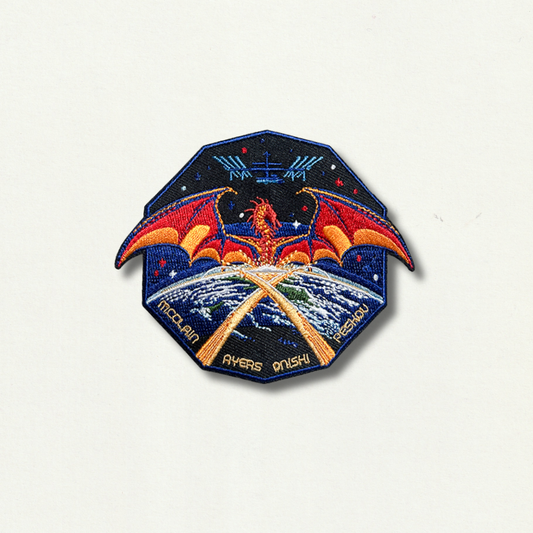 Écusson Brodé Thermocollant - Mission Crew 10